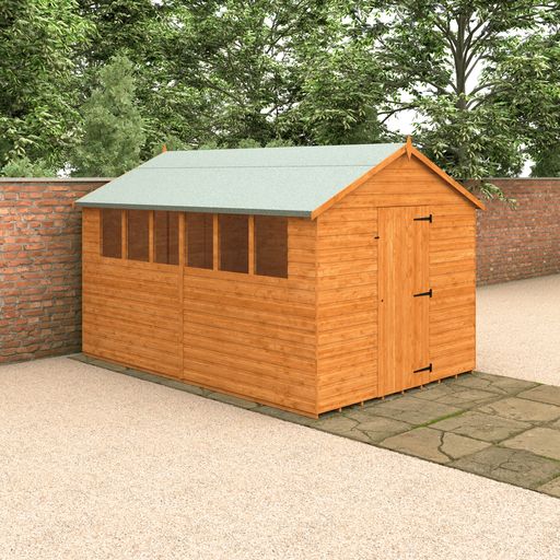 Redlands 8' x 12' Shiplap Apex Shed
