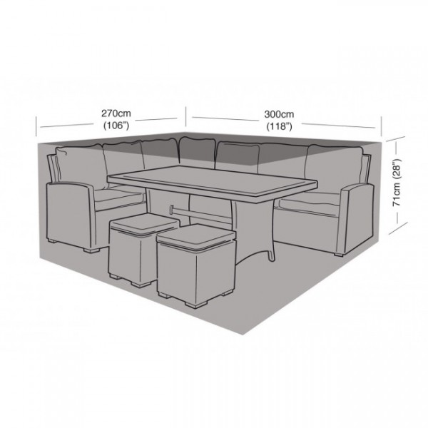 Oren Deluxe - Large Casual Dining Set Cover - 300cm