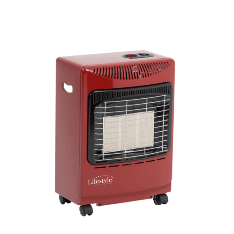 Lifestyle Red Mini Heatforce Portable Indoor Gas Heater