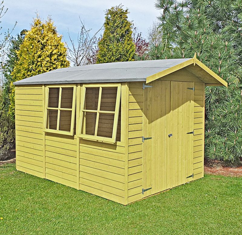 Loxley 10' x 7' Pressure Treated Double Door Apex Shed