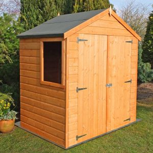 Loxley 6' x 4' Double Door Shiplap Apex Shed