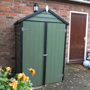 Loxley 4' x 3' Double Door Overlap Apex Store With Shelves