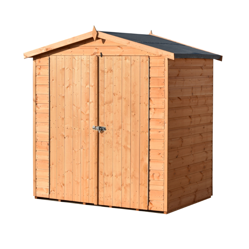 Loxley 6' x 4' Premium Double Door Shiplap Apex Shed