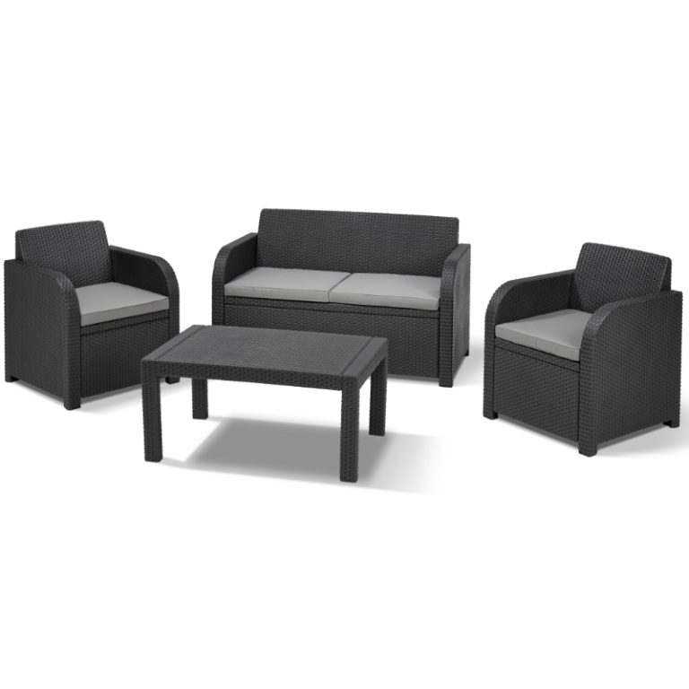 Norfolk Oklahhoma 4 Seater Resin Lounge Set