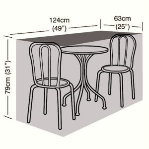 Oren Preserver - 2 Seater Small Bistro Set Cover - 124cm