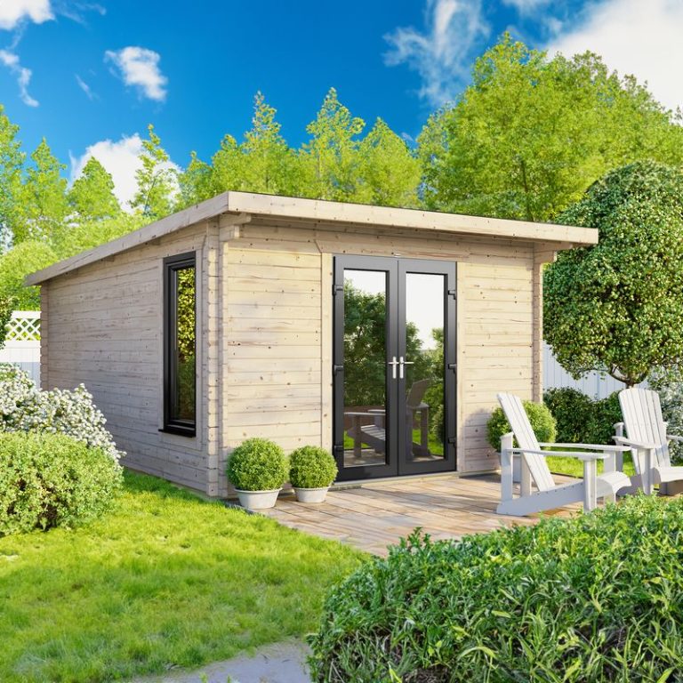 Oren 12' x 14' Countess Log Cabin - 44mm