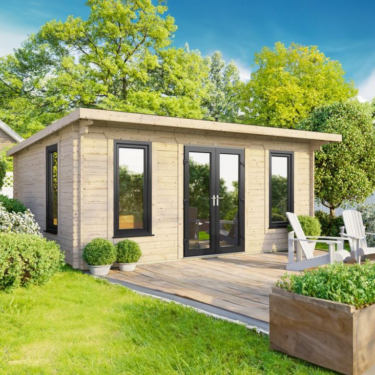 Oren 18' x 12' Countess Log Cabin - 44mm