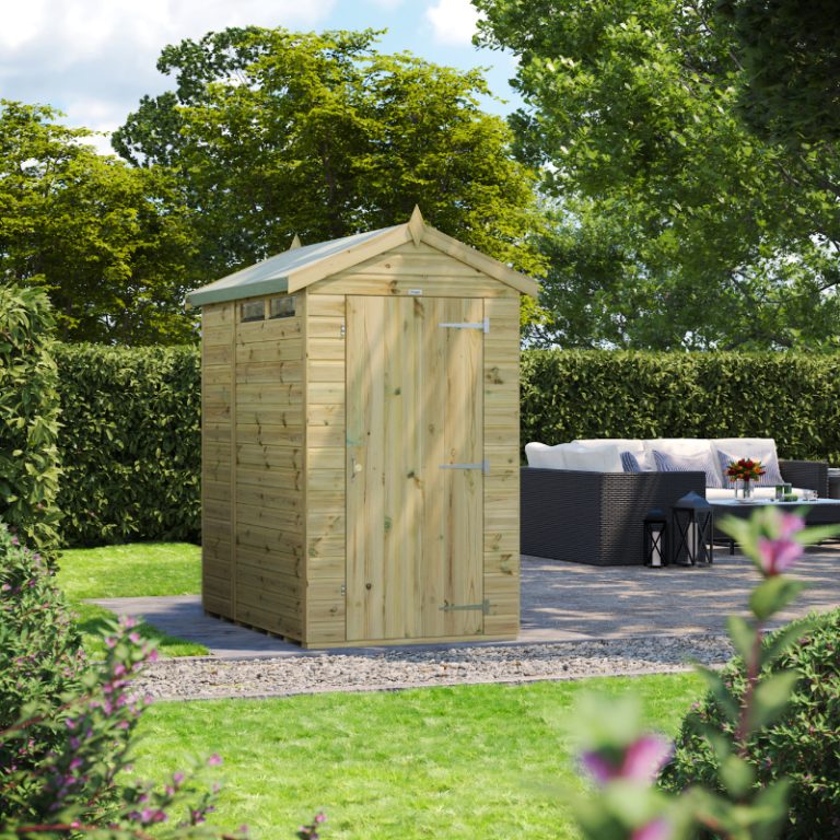 Oren 6' x 4' Premium Shiplap Modular Custom Apex Security Shed