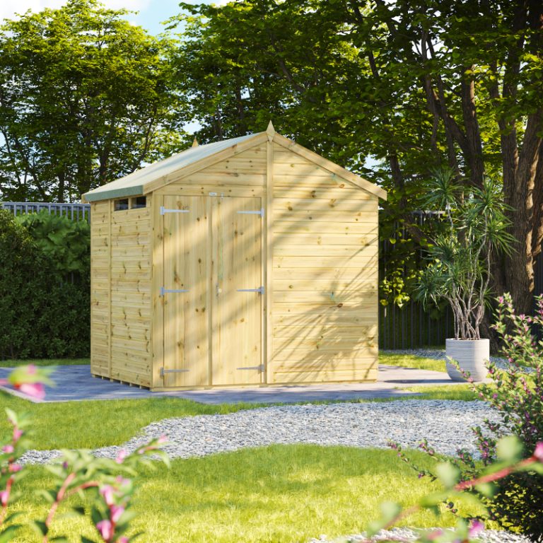 Oren 6' x 8' Premium Shiplap Modular Custom Apex Security Shed