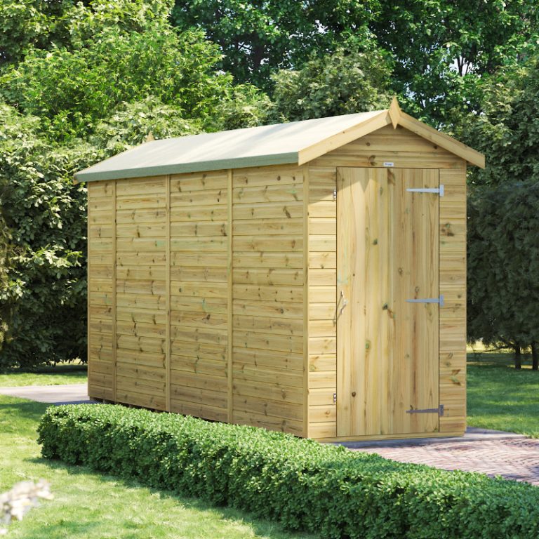 Oren 14' x 4' Premium Shiplap Modular Custom Apex Shed