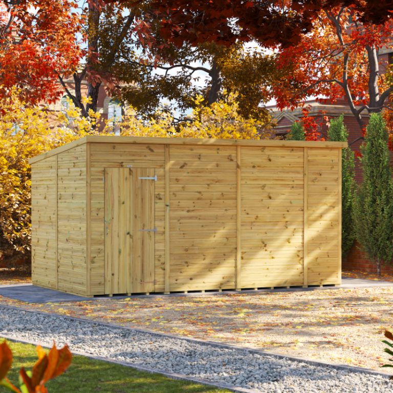 Oren 14' x 8' Premium Shiplap Modular Custom Pent Shed