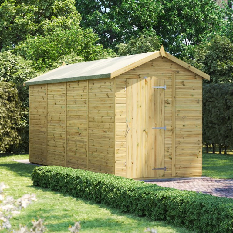 Oren 16' x 6' Premium Shiplap Modular Custom Apex Shed