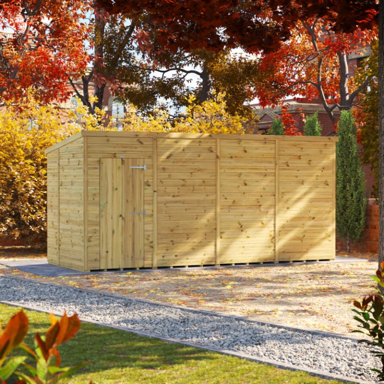 Oren 16' x 6' Premium Shiplap Modular Custom Pent Shed