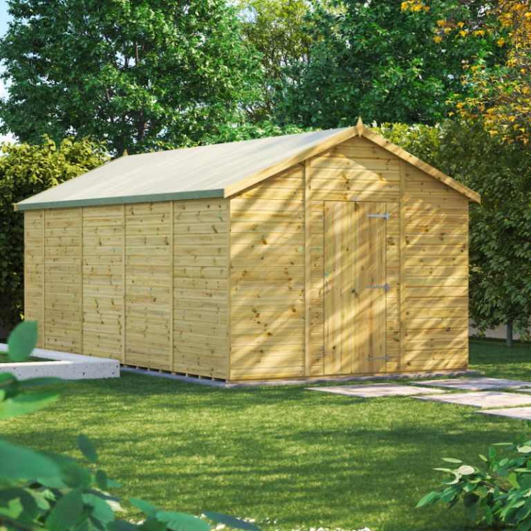 Oren 18' x 10' Premium Shiplap Modular Custom Apex Shed