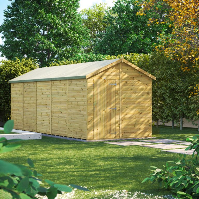 Oren 20' x 8' Premium Shiplap Modular Custom Apex Shed