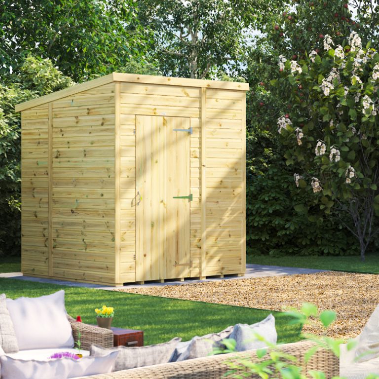 Oren 6' x 6' Premium Shiplap Modular Custom Pent Shed