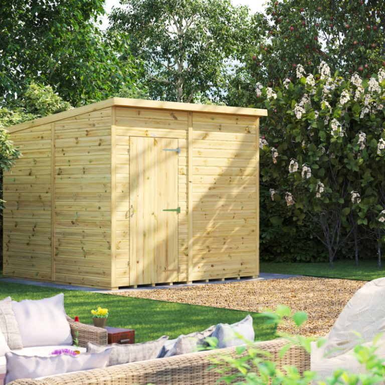 Oren 8' x 8' Premium Shiplap Modular Custom Pent Shed