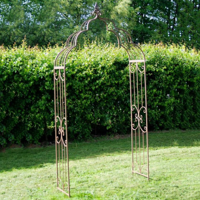 Osbourne Grohl Metal Garden Arch - Rusty