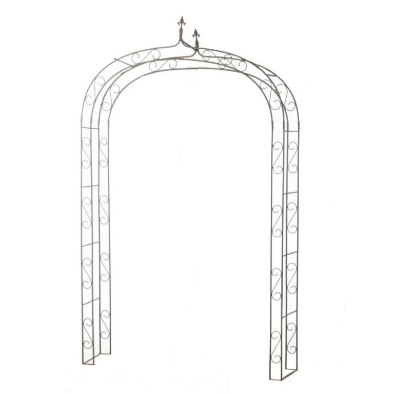 Osbourne Manson Metal Garden Arch - Rusty