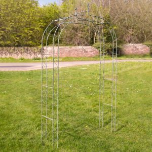 Osbourne Manson Metal Garden Arch - Vintage Green
