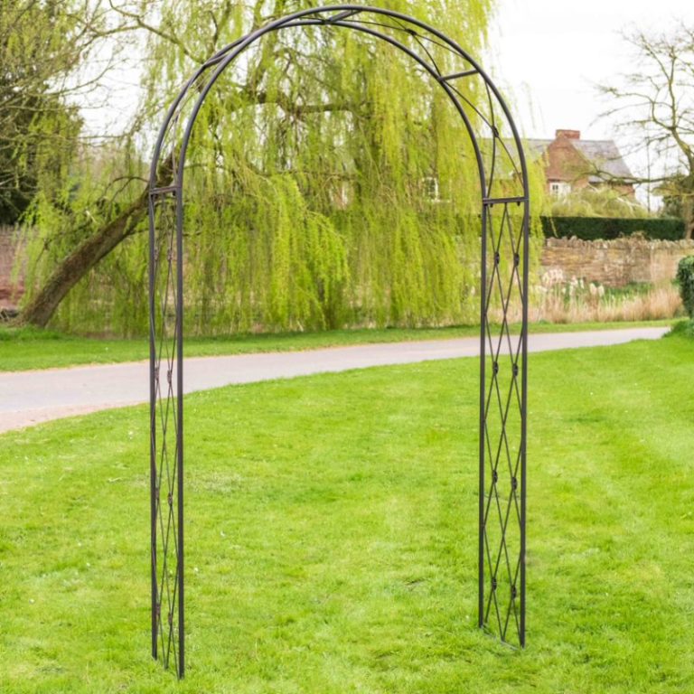 Osbourne Morissette Metal Garden Arch - Bronze