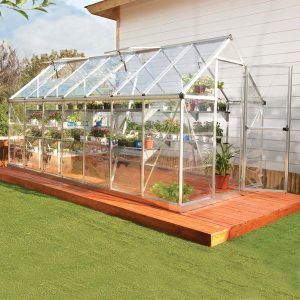 Palram - Canopia 6' x 14' Harmony Silver Polycarbonate Greenhouse