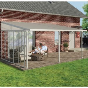 Palram - Canopia Medium White Patio Canopy