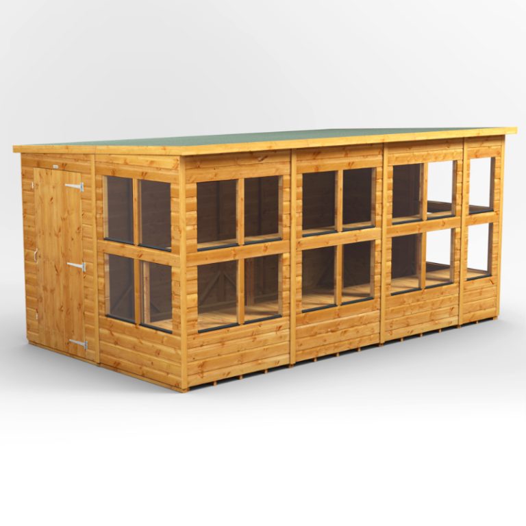 Oren 14' x 8' Shiplap Modular Custom Pent Potting Shed