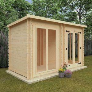 Redlands 12' x 6' Portrush Log Cabin