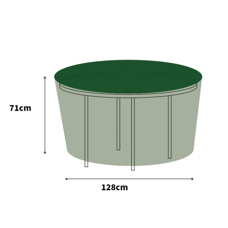 Shield Circular Table Protector - Seats 4 to 6 - Which Shed?