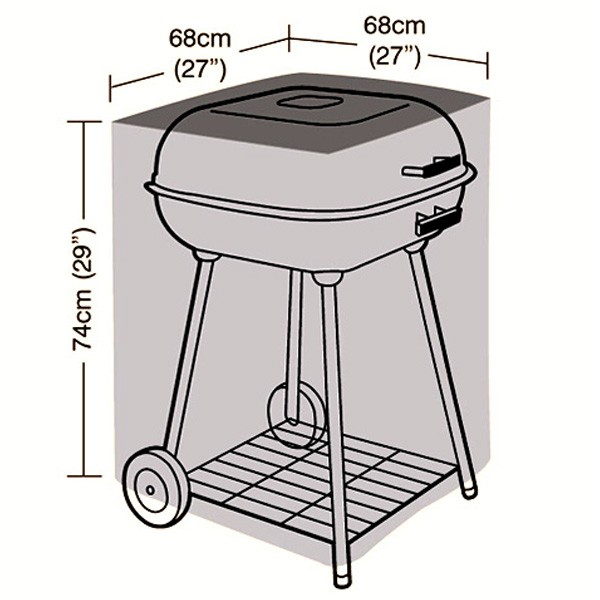 Oren Preserver - Square BBQ Cover - 68cm