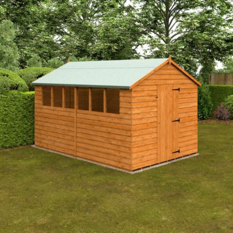 Redlands 8' x 12' Overlap Apex Shed
