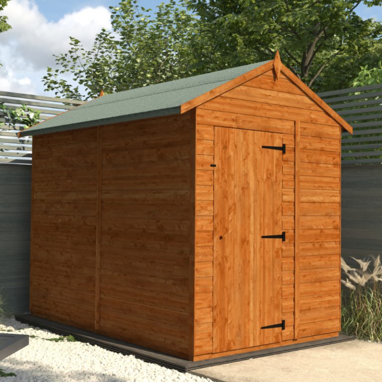 Redlands 6' x 8' Windowless Shiplap Modular Apex Shed