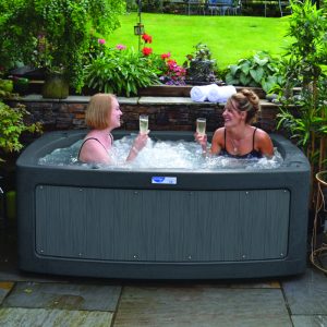Rotospa DuoSpa S080 2-3 Person Hydrotherapy Spa Hot Tub - Dark Grey