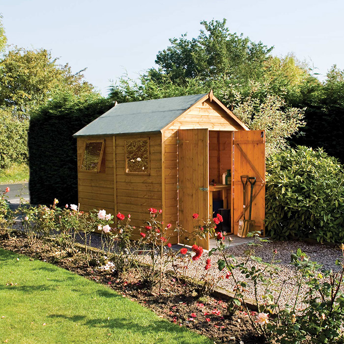 Rowlinson Premier 8' x 6' Shiplap Apex Shed