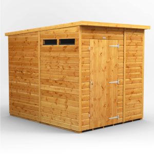 Oren 6' x 8' Shiplap Modular Custom Pent Security Shed