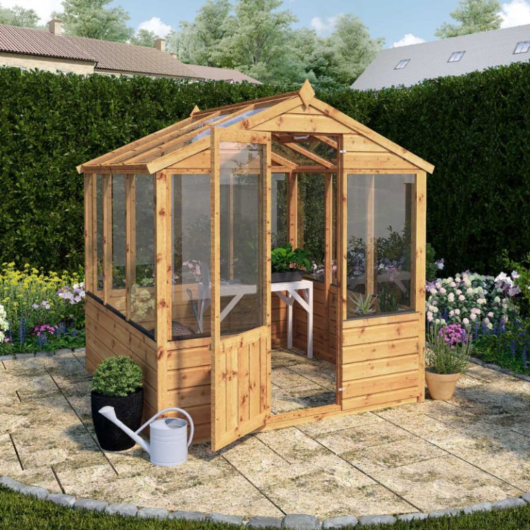 Adley 6' x 6' Budget Shiplap Greenhouse
