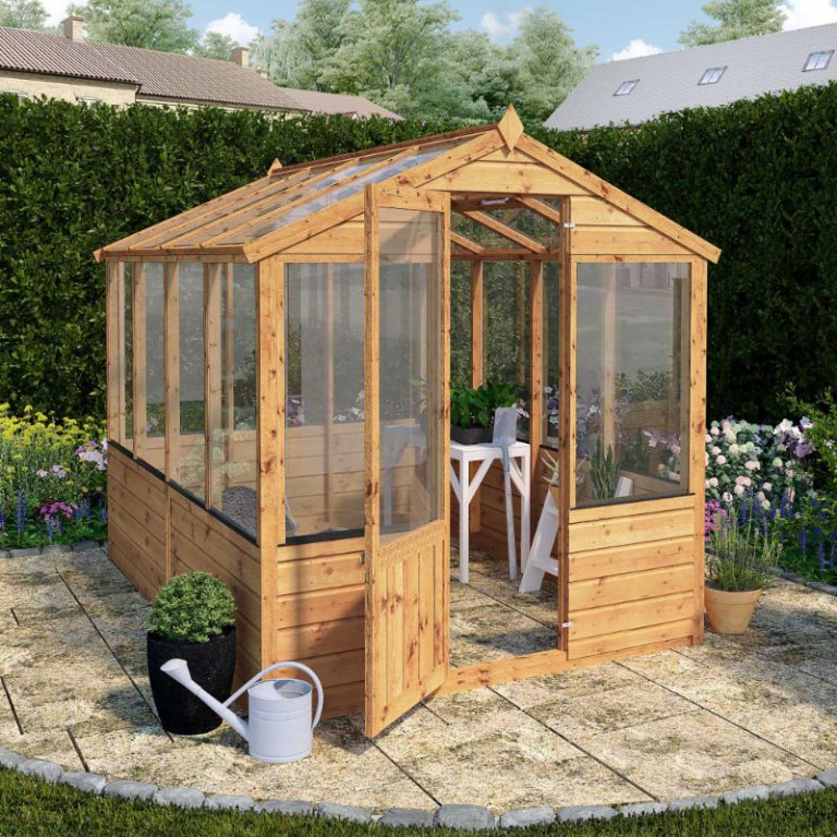 Adley 6' x 8' Budget Shiplap Greenhouse