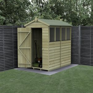 Hartwood 4' x 6' Pressure Treated Windowless Shiplap Apex Shed