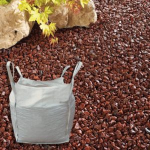 Bulk Bag Sunset Red Chippings