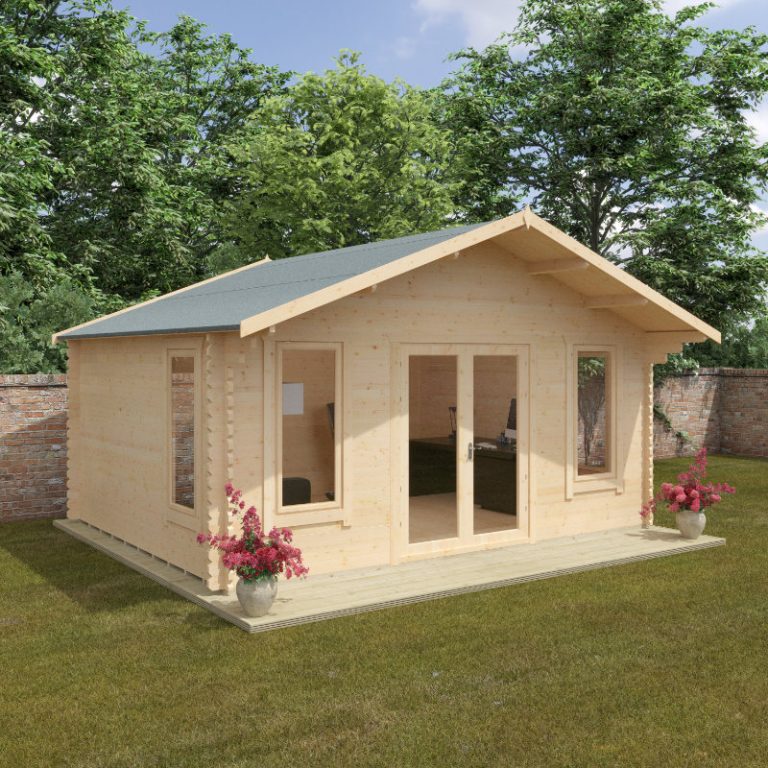 Redlands 5.4m x 3.6m Muirfield Log Cabin