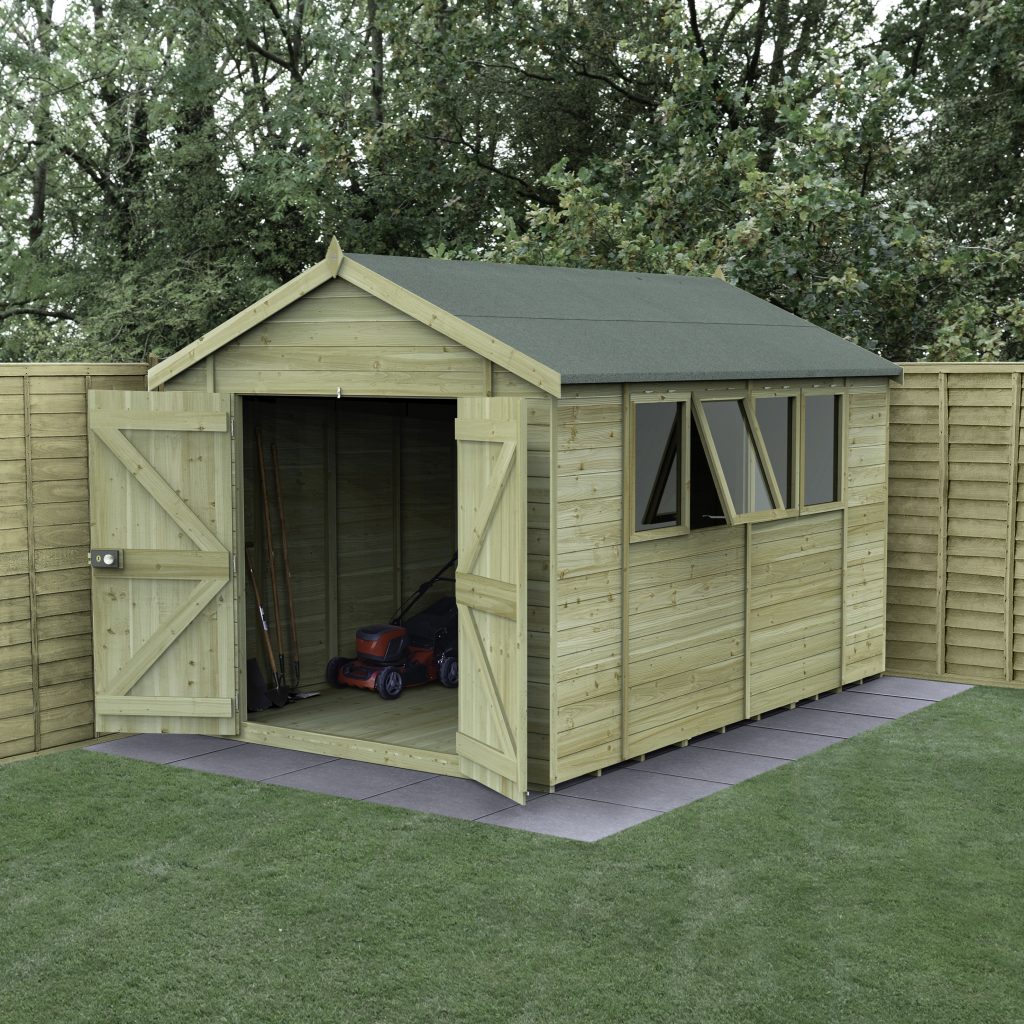 Hartwood 12' x 8' Double Door Premium Tongue & Groove Apex Shed