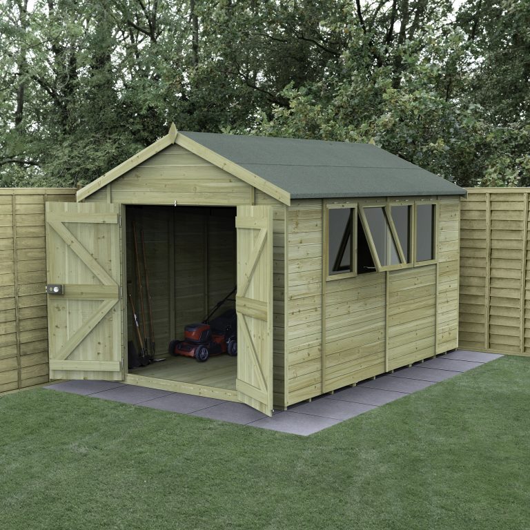 Hartwood 12' x 8' Double Door Premium Tongue & Groove Apex Shed