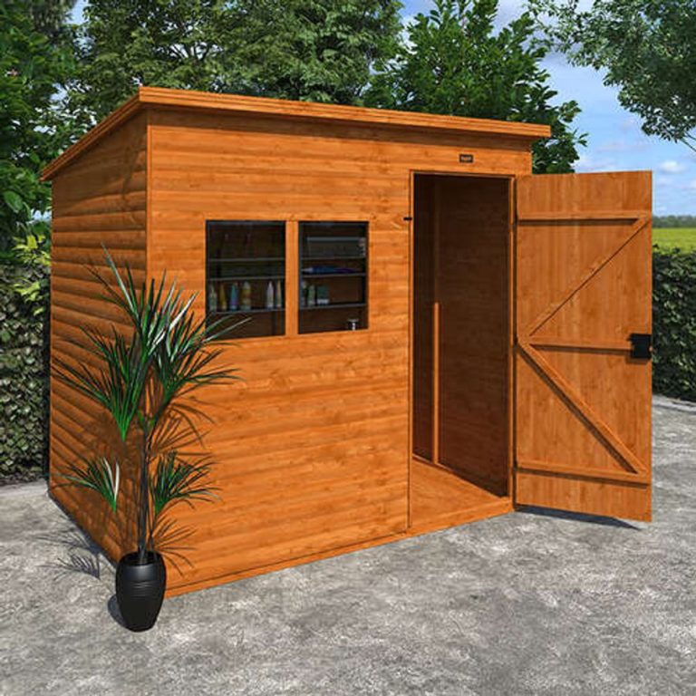 10'x8' Tiger Loglap Extra High Pent - Wooden Garden Sheds - Whichshed.co.uk