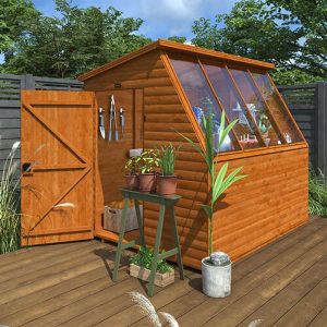 8'x6' Tiger Loglap Potting Sheds - Garden Potting Shed - Whichshed.co.uk