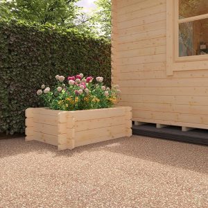 4'x3' Raised Bed 19mm - Outdoor Wooden Flower Bed For Gardens & Log Cabins - Tiger Sheds