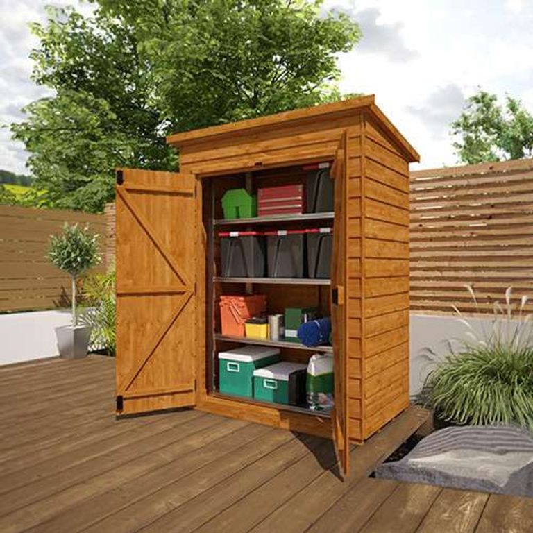 5'x4' Tiger Overlap Double Toolshed - Whichshed.co.uk
