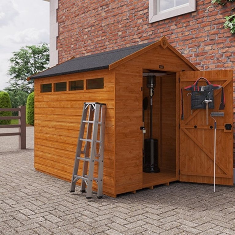 8'x6' Tiger Security Apex Shed - Whichshed.co.uk