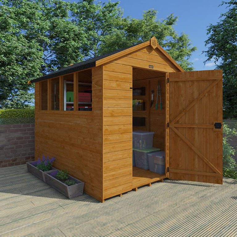 6'x5' Tiger Shiplap Apex Shed - Wooden Shiplap Sheds - Whichshed.co.uk