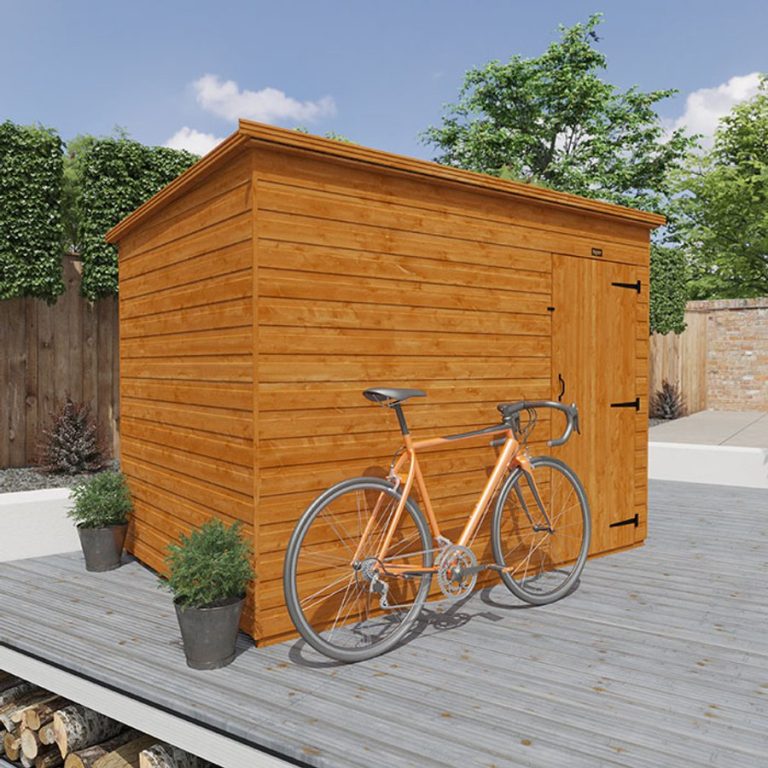 9'x6' Tiger Shiplap Windowless Pent Shed Plus - Whichshed.co.uk